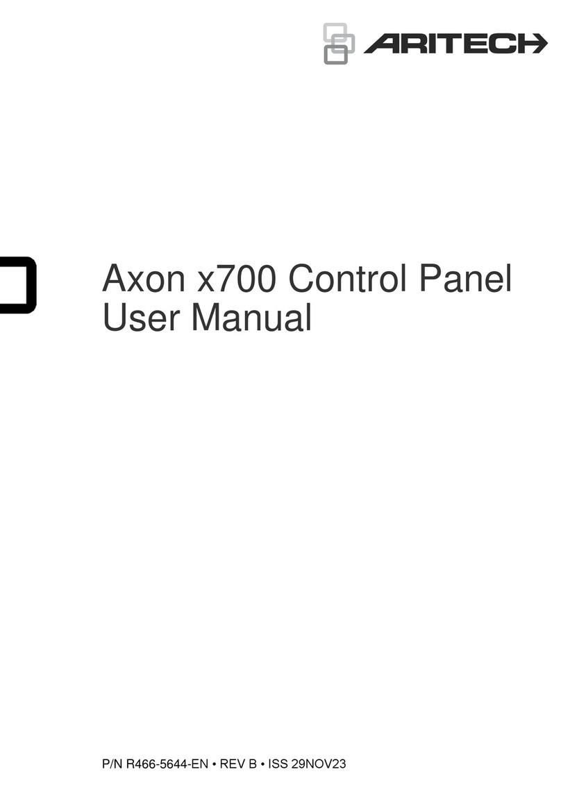 Aritech Axon x700 user manual