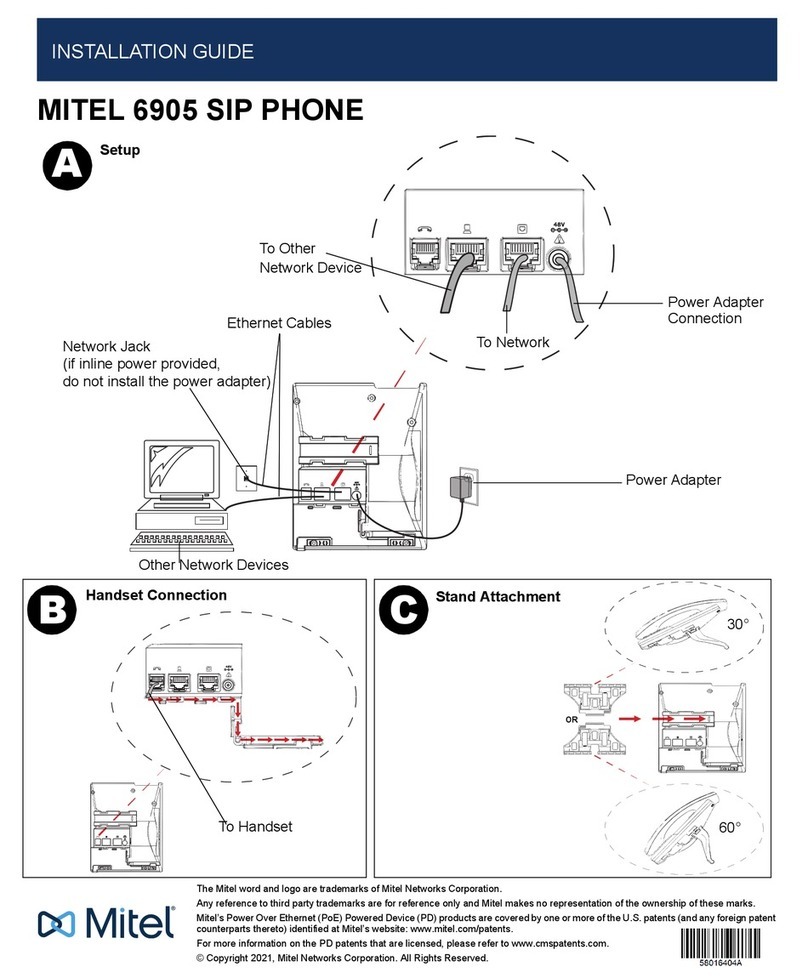 Mitel MIVOICE 6905 User manual