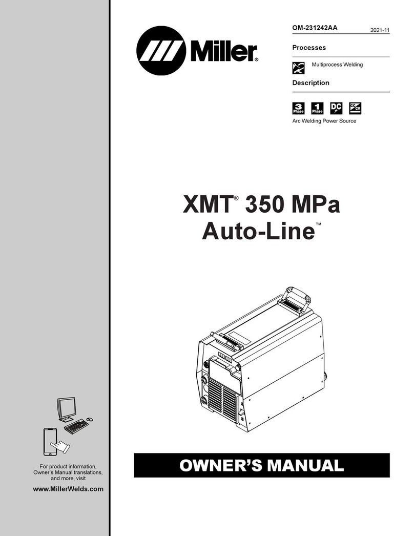 Miller XMT 350 MPa User manual