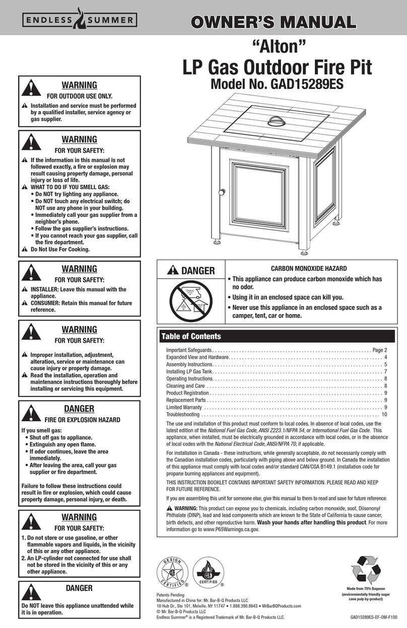 Endless Summer Alton User manual