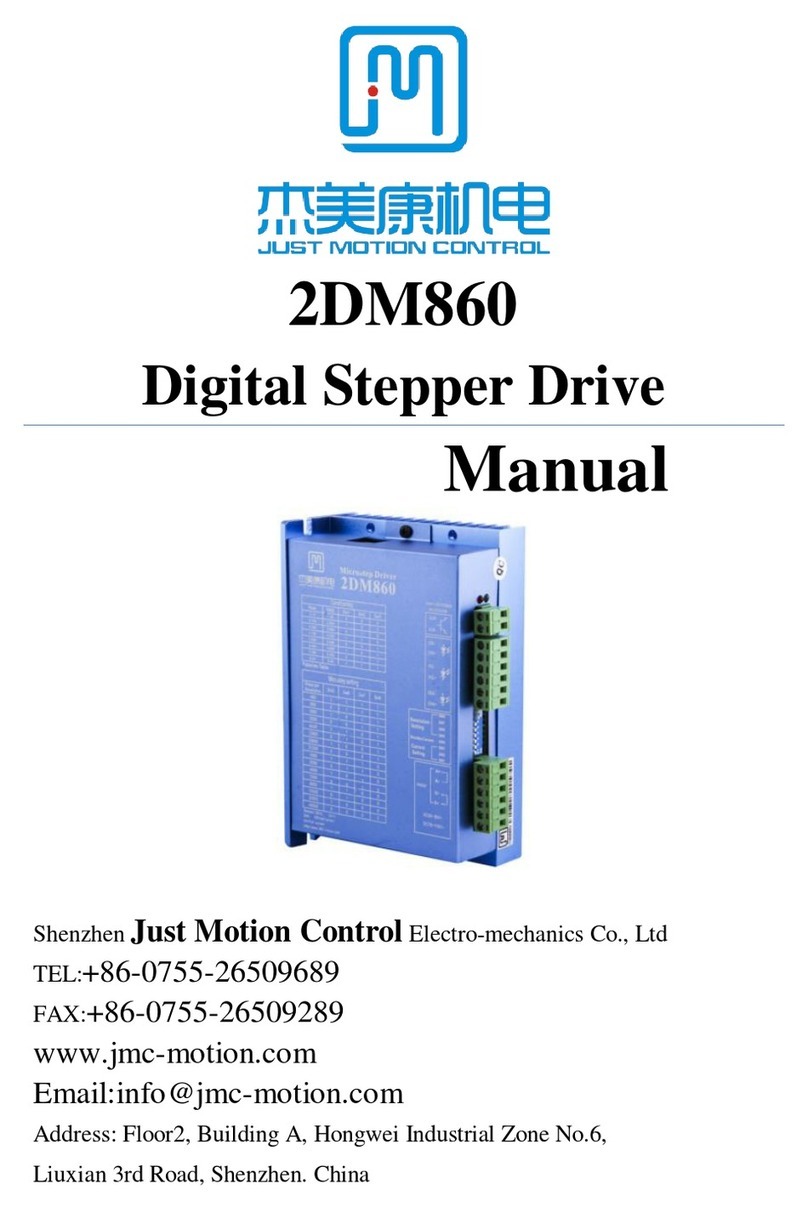 Just Motion Control 2DM860 User manual