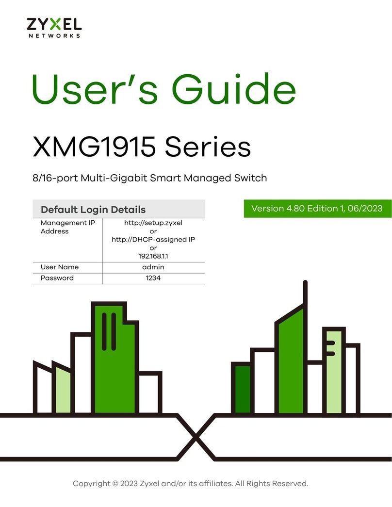 ZyXEL Communications XMG1915 Series user guide ZyXEL Communications XMG1915 Series user guide