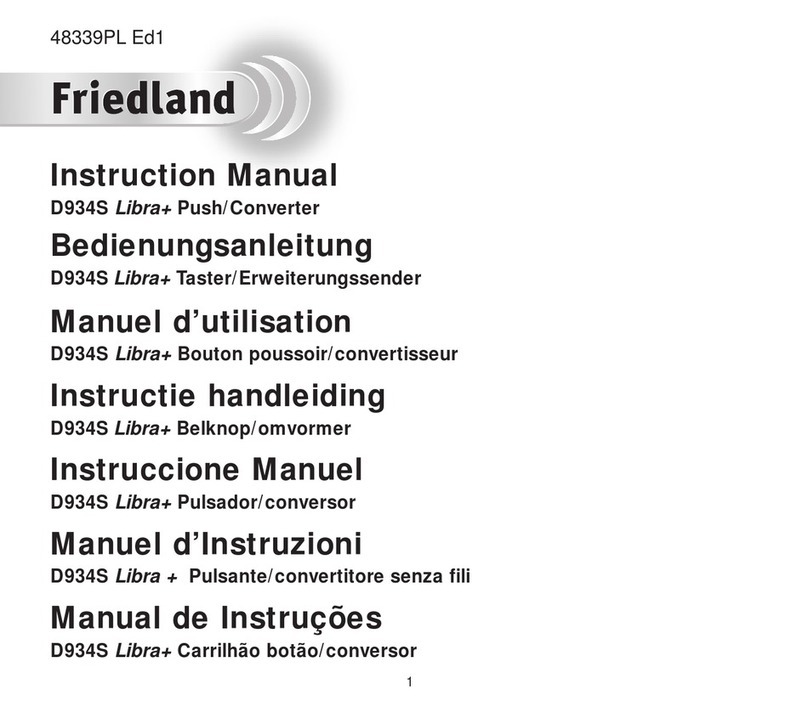 FRIEDLAND Libra+ D934S instruction manual