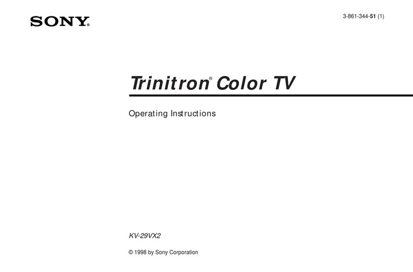 Sony Trinitron KV-29VX2 User manual