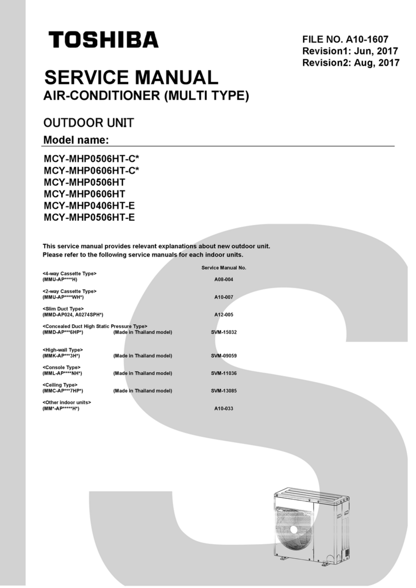 Toshiba MCY-MHP0506HT-C User manual