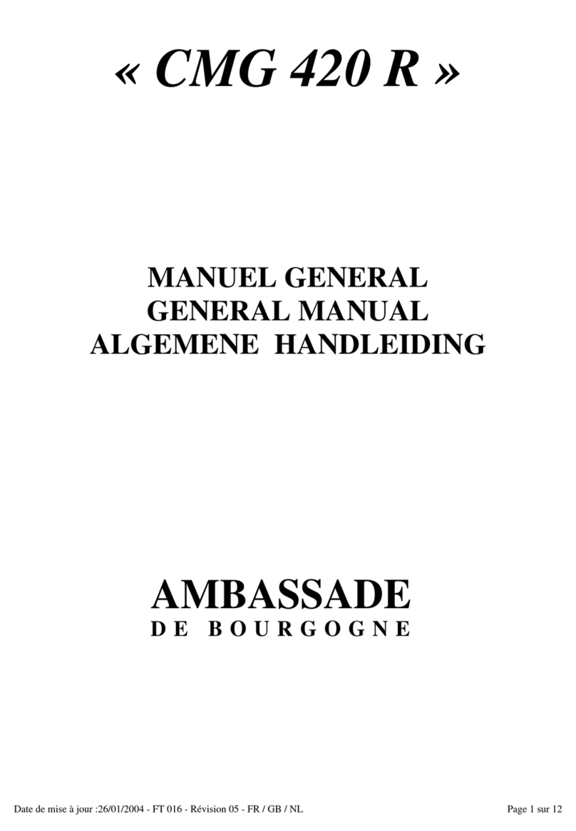 Ambassade CMG 420 R Configuration guide