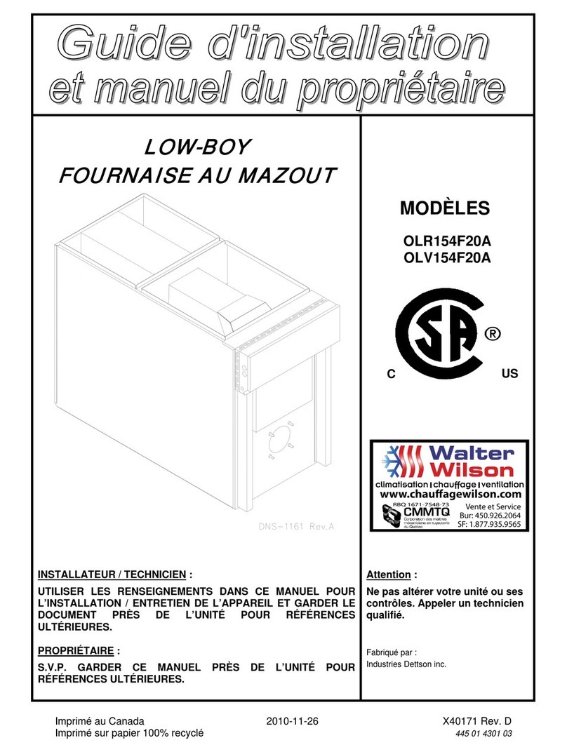Walter Wilson OLR154F20A Assembly instructions