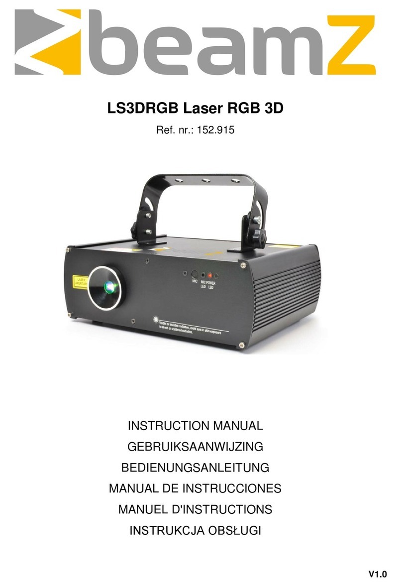 Beamz LS3DRGB Laser RGB 3D instruction manual