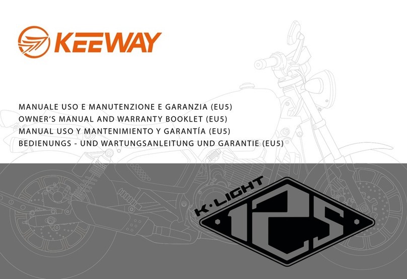 KEEWAY K-LIGHT 125 Guide