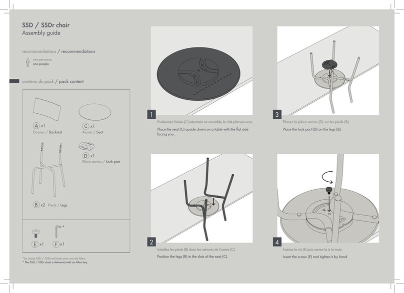 TIPTOE SSD chair Assembly guide