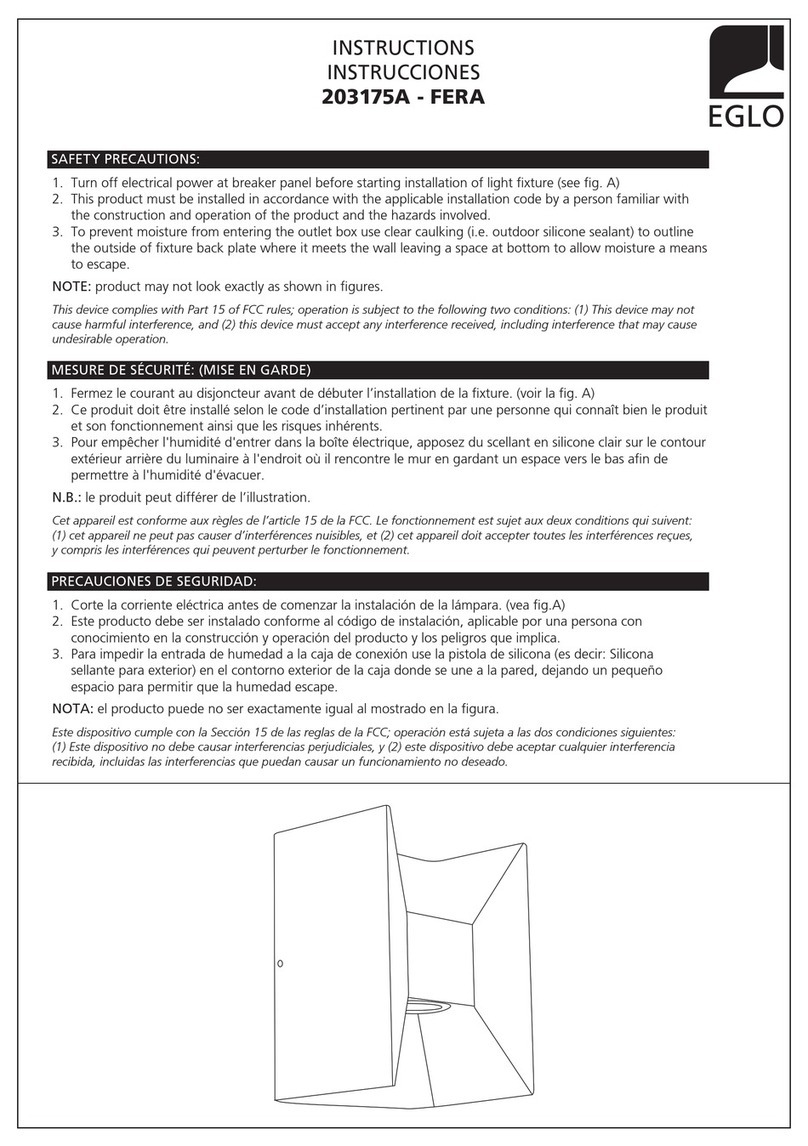Eglo FERA instructions