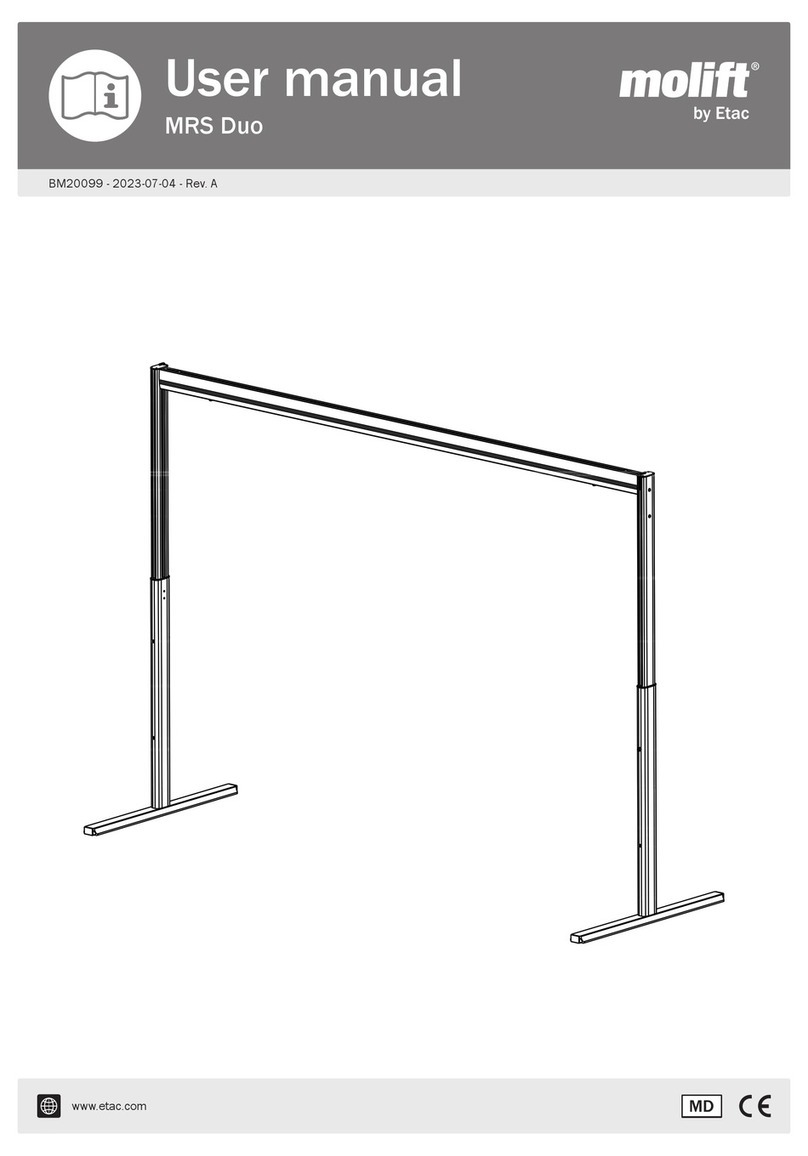 Etac molift MRS Duo user manual