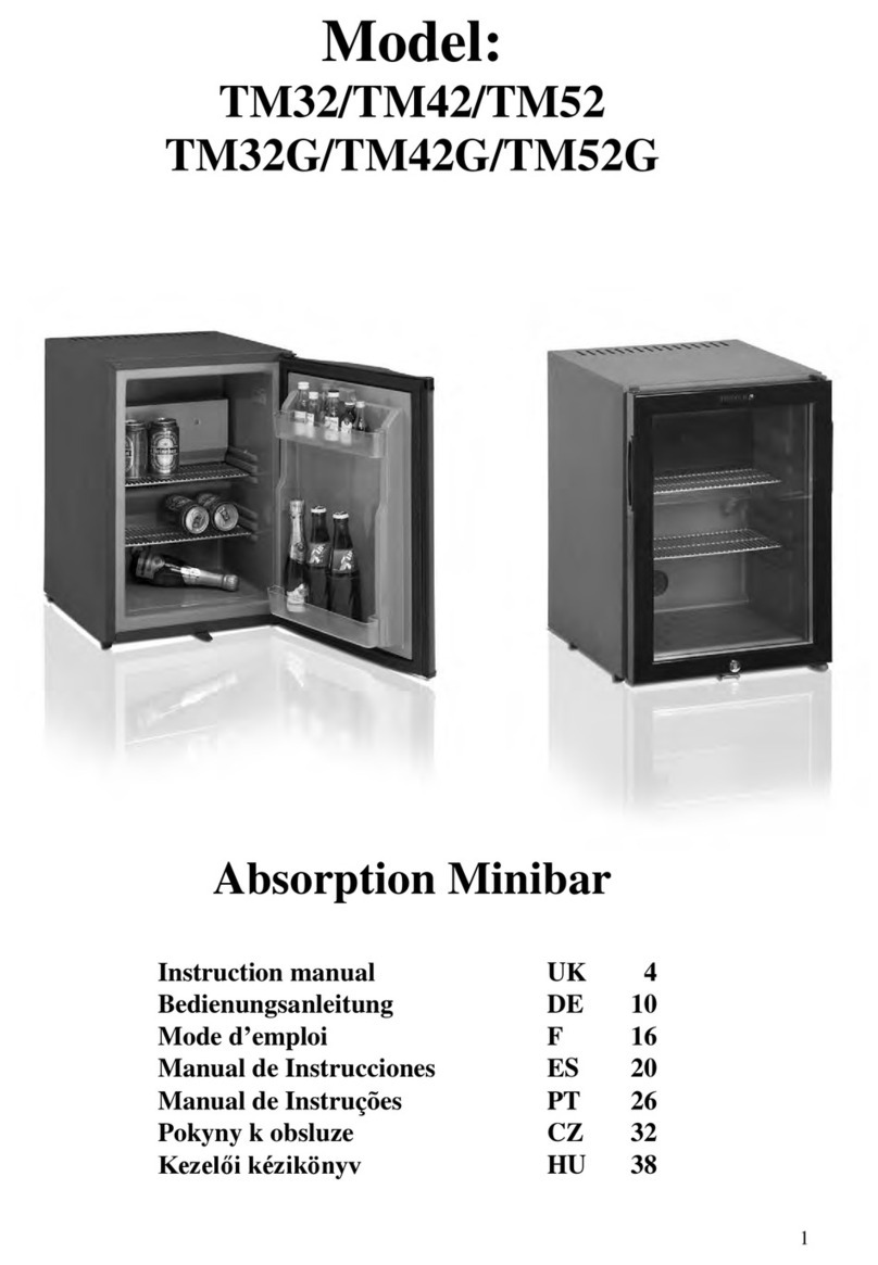 Tefcold TM42 User manual