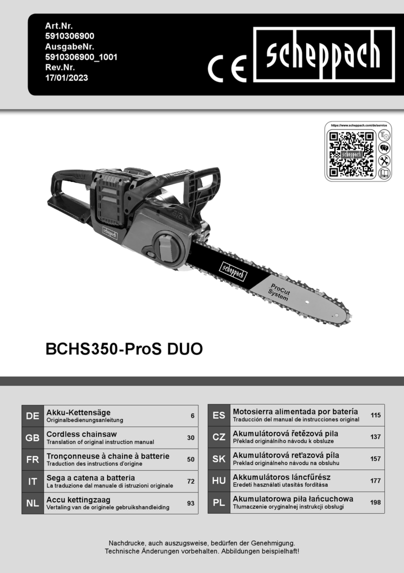 Scheppach BCHS350-ProS DUO Instructions for use