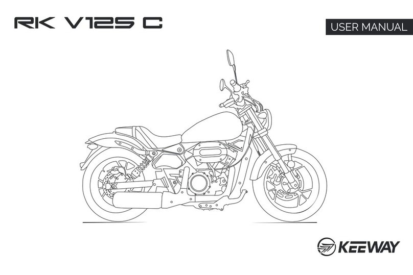 KEEWAY RK V125 C user manual