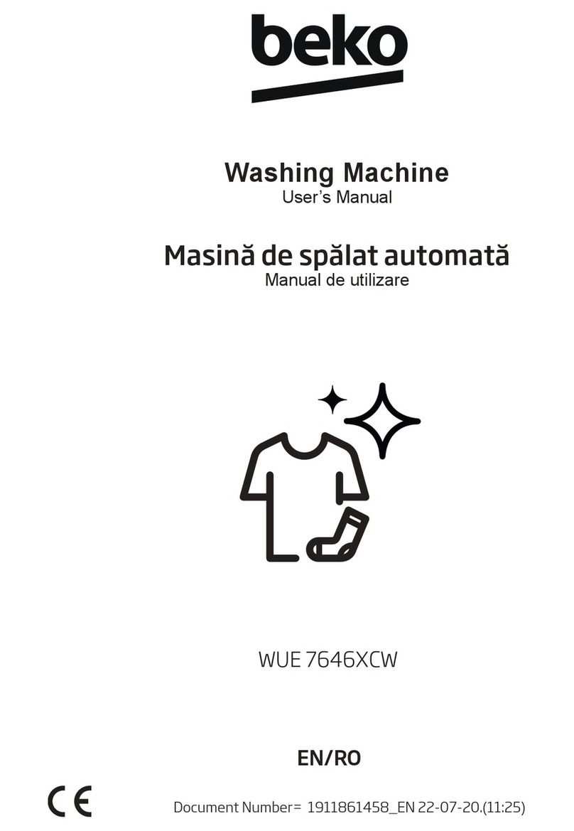 Beko WUE 7646XCW user manual