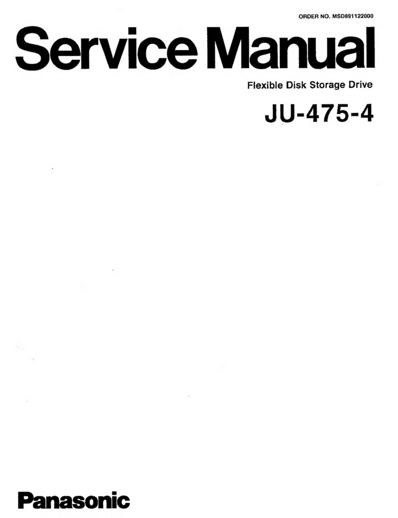 Panasonic JU-475-4 User manual