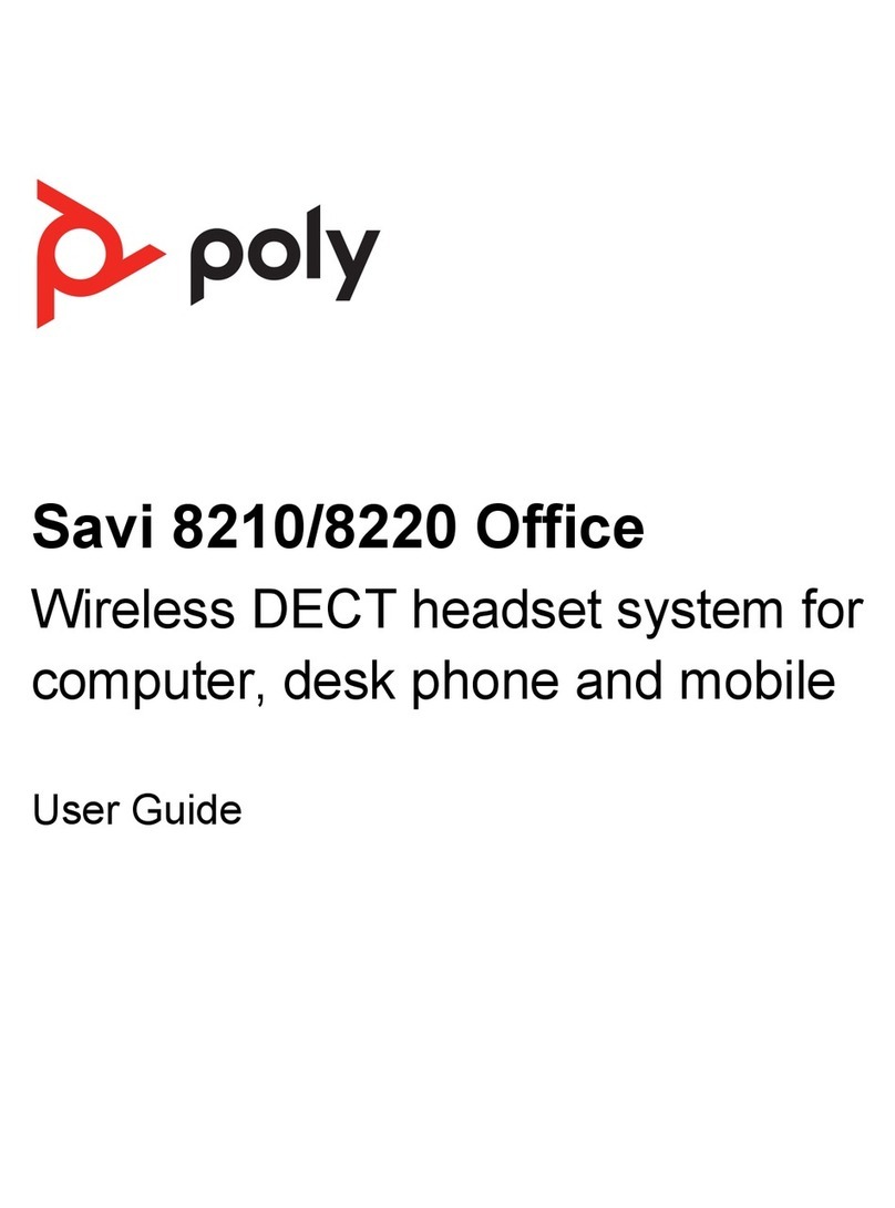 Poly Savi 8210 Office User manual Poly Savi 8210 Office User manual
