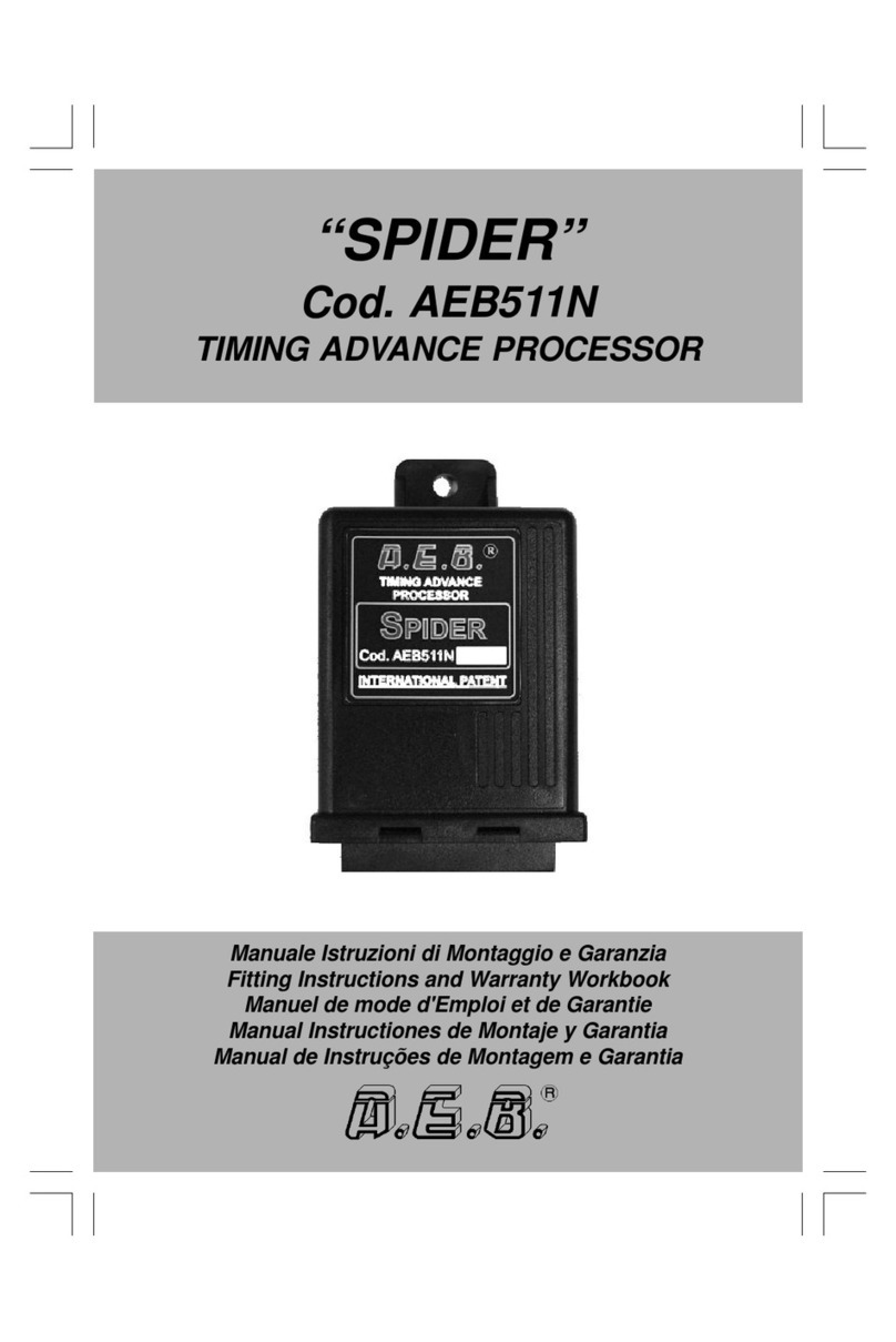AEB AEB511N Fitting Instructions and Warranty Workbook