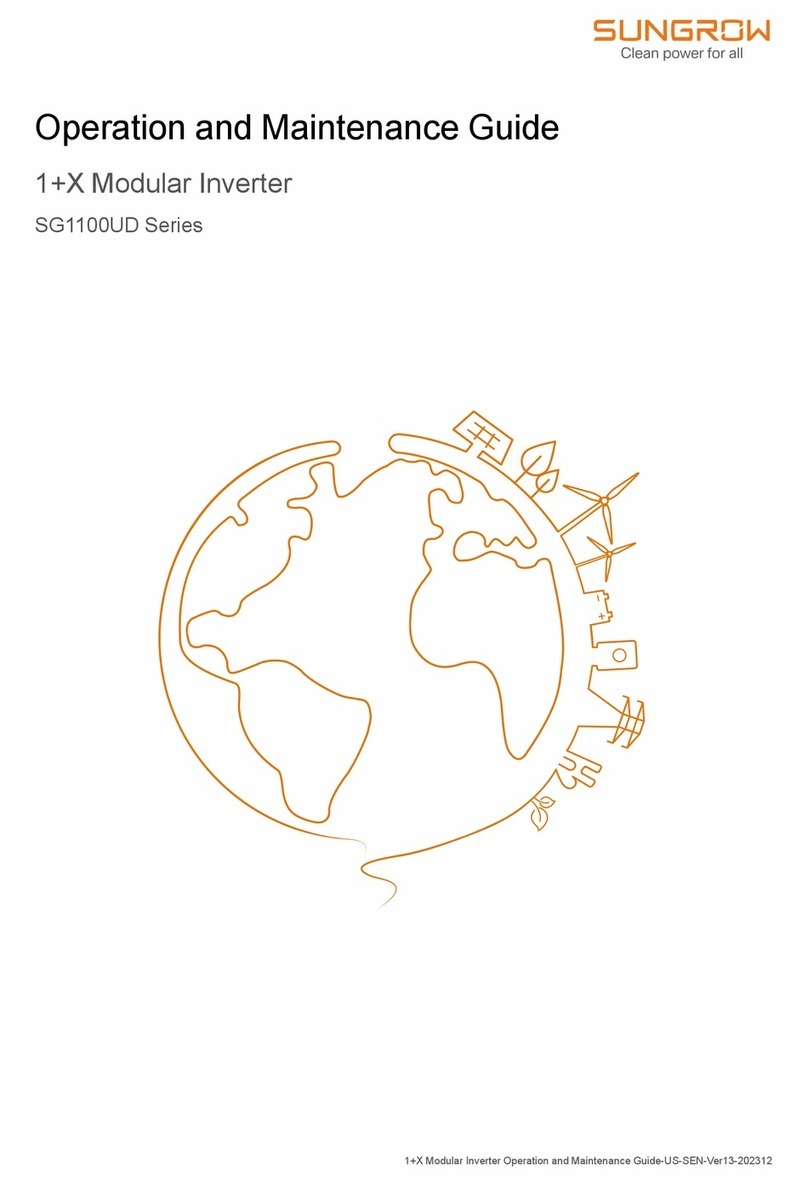 Sungrow SG1100UD Series Instruction Manual
