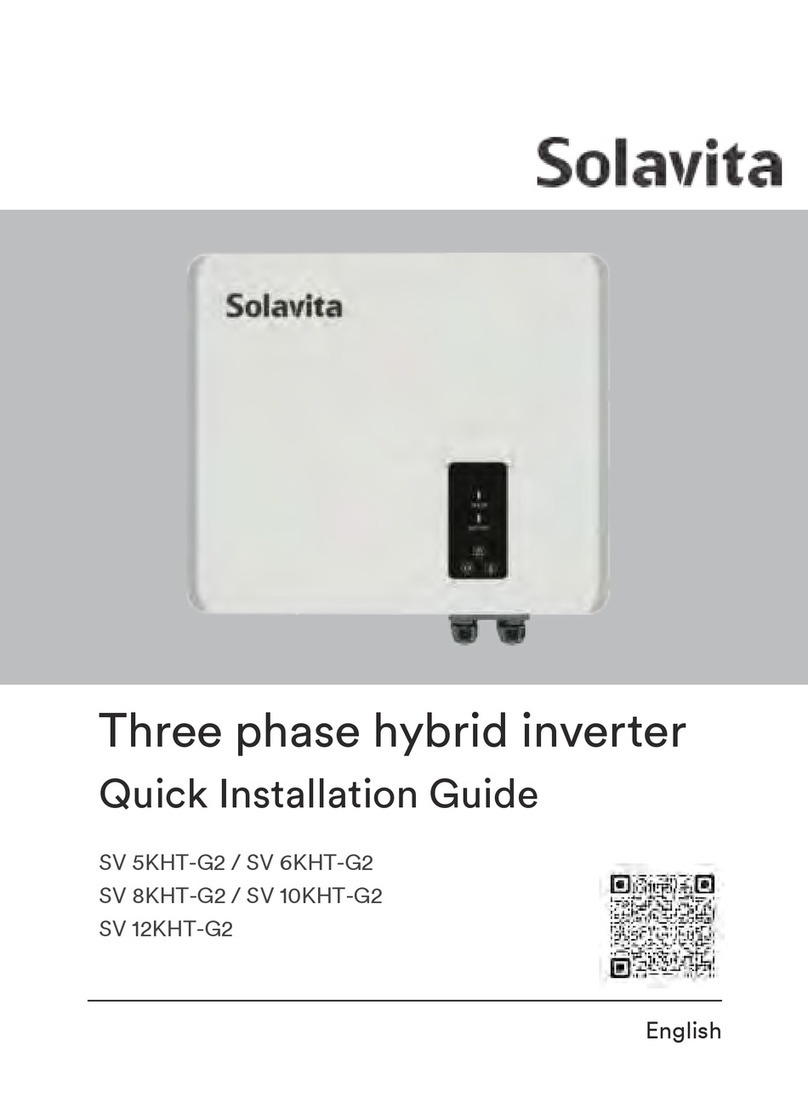 Solavita SV 5KHT-G2 Quick installation guide