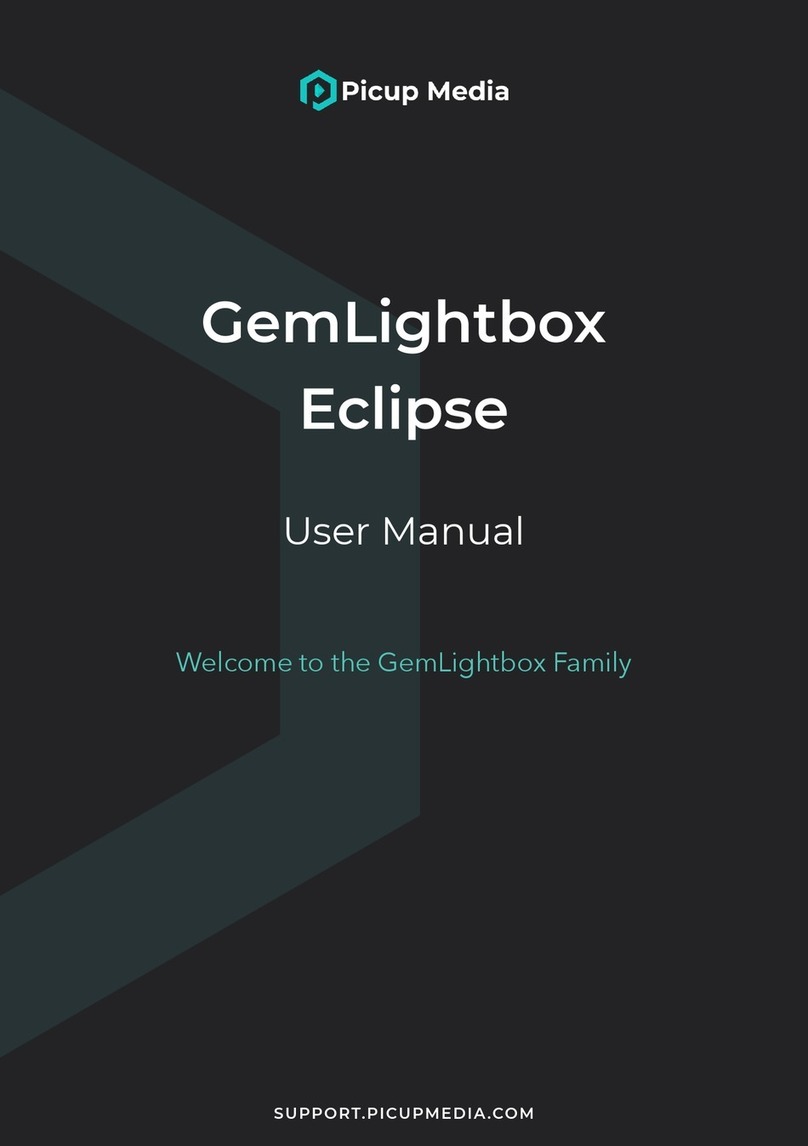 Picup Media GemLightbox Eclipse user manual
