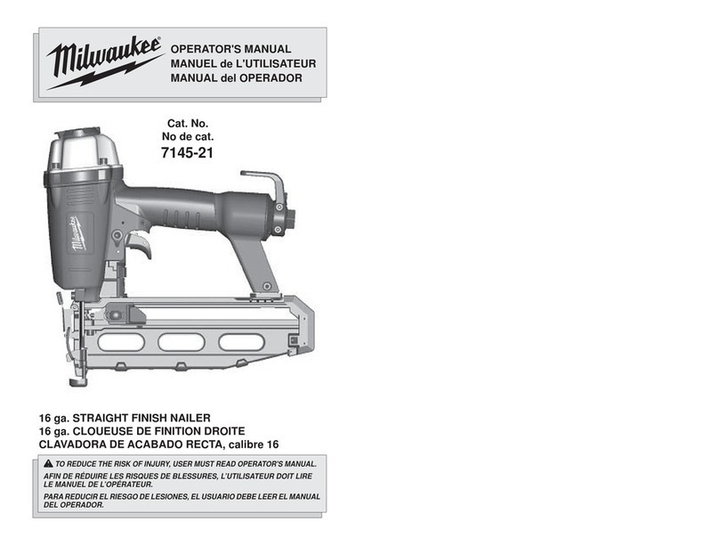Milwaukee 7145-21 Operator's manual