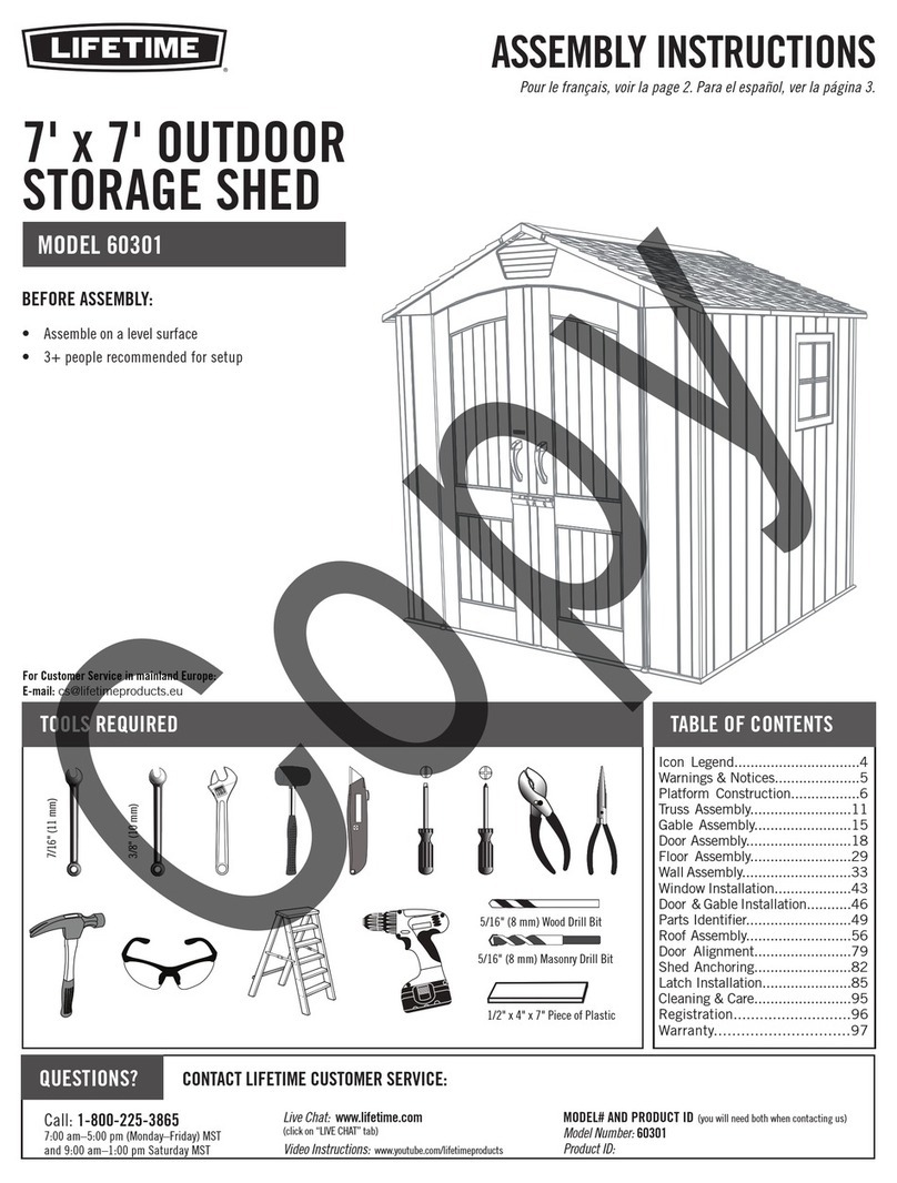 Lifetime 60301 User manual