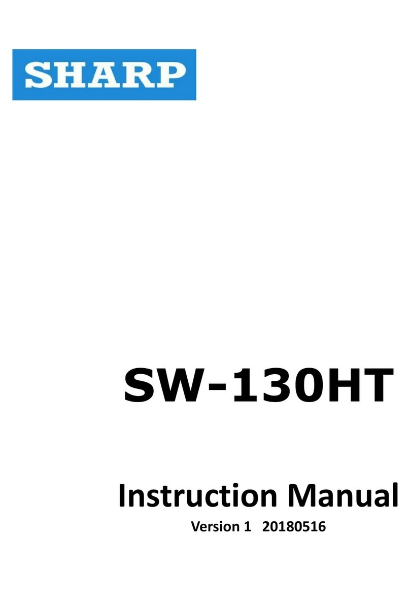 Sharp SW-130HT User manual