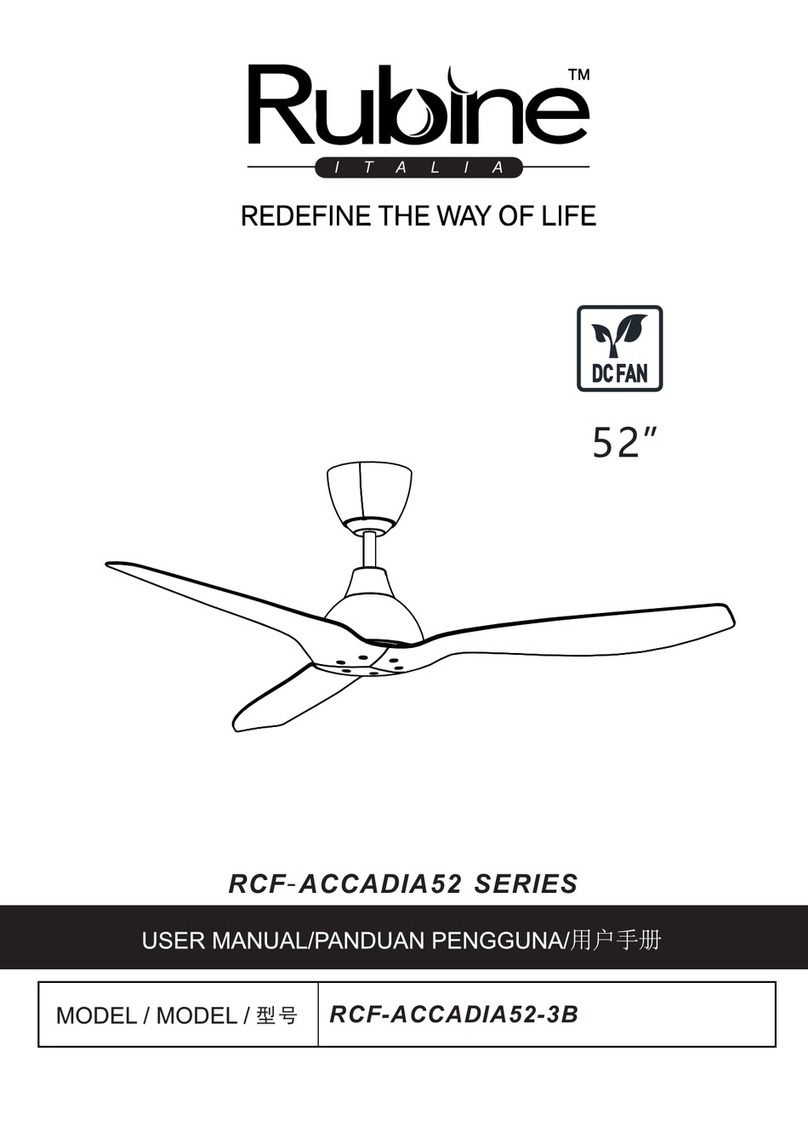 Rubine RCF-ACCADIA52 Series user manual