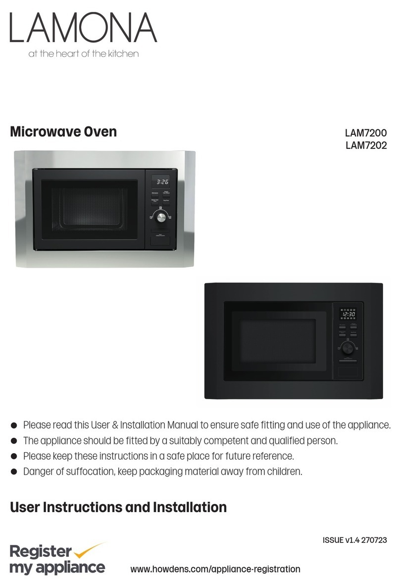 Lamona LAM7202 User Instructions and Installation