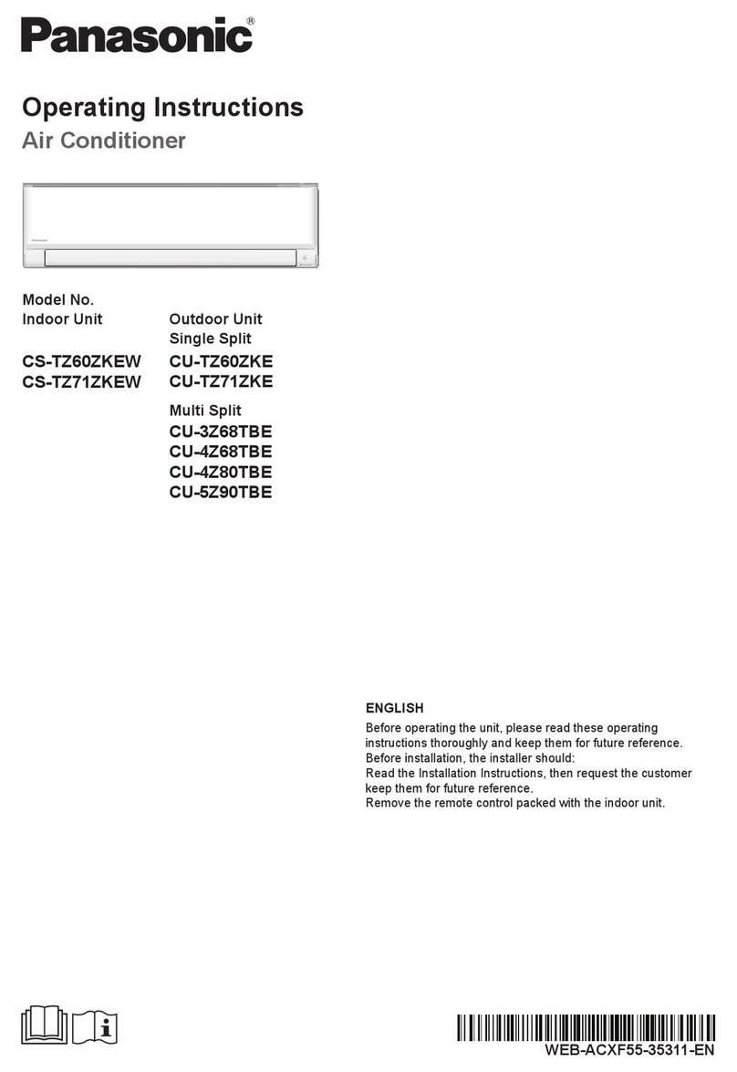 Panasonic CS-TZ71ZKEW User manual