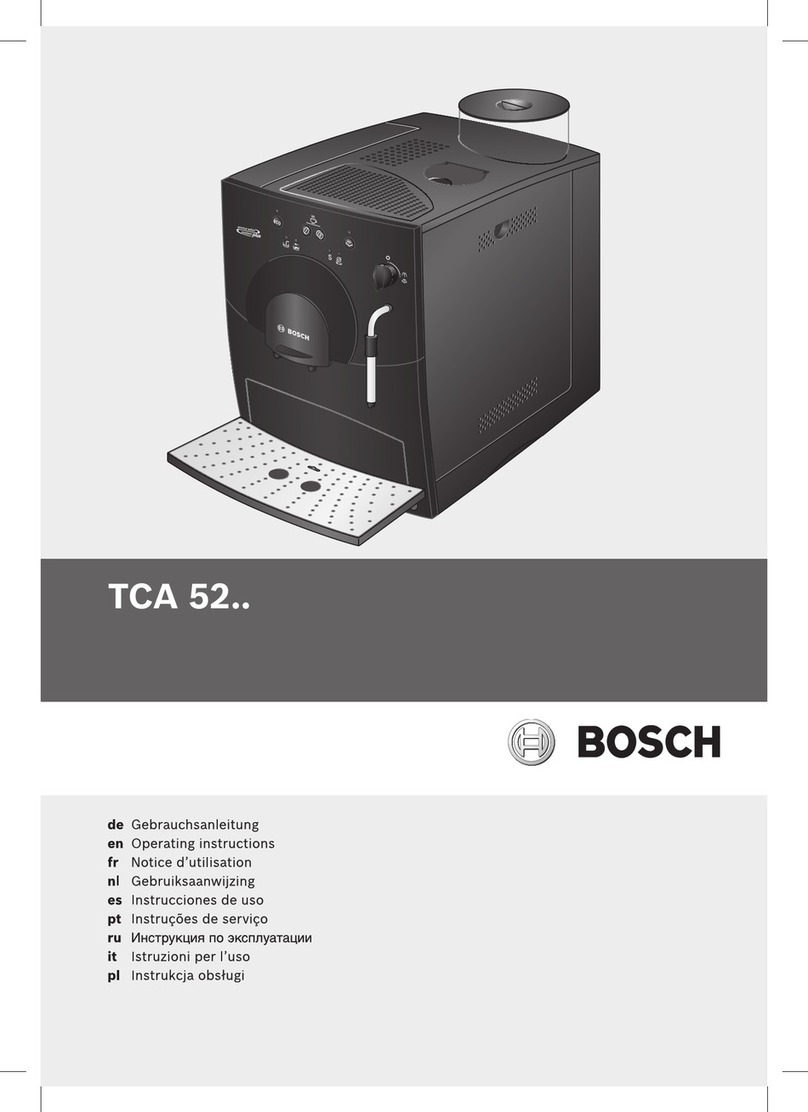 Bosch TCA 52 SERIES User manual Bosch TCA 52 SERIES User manual