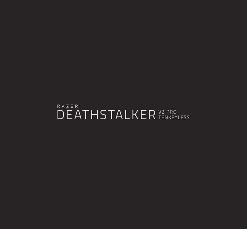 Razer DEATHSTALKER V2 PRO TENKEYLESS User manual