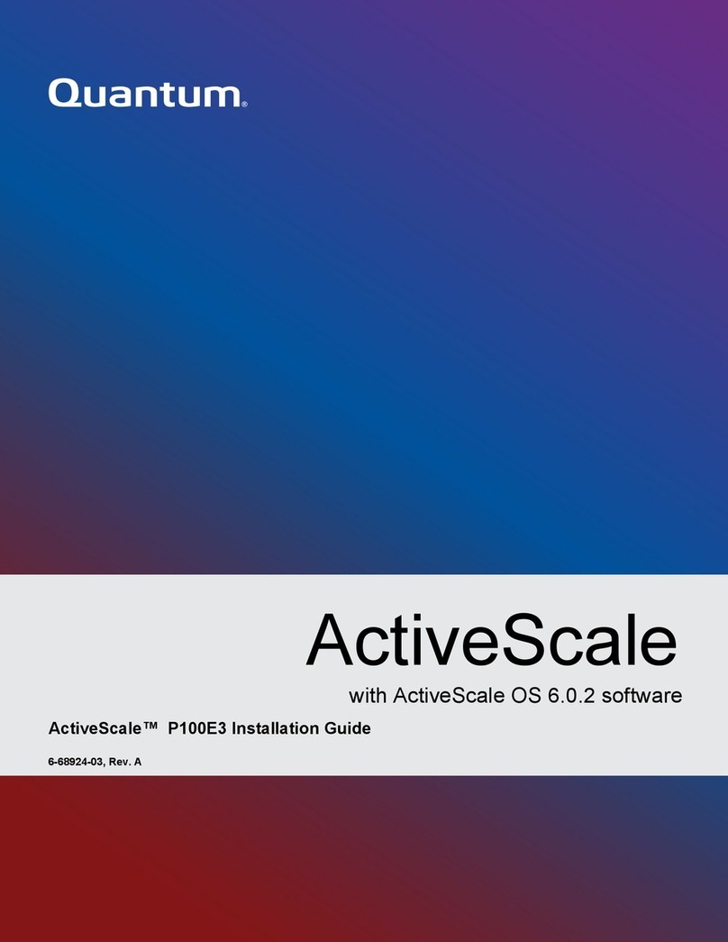 Quantum ActiveScale P100E3 User manual