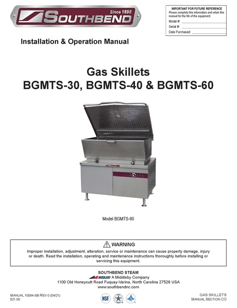 Southbend BGMTS-30 Installation & operation manual Southbend BGMTS-30 Installation & operation manual