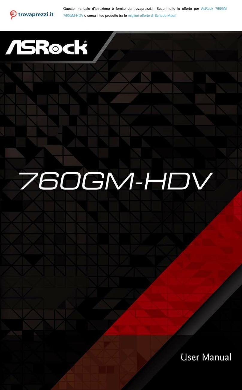 ASROCK 760GM User manual