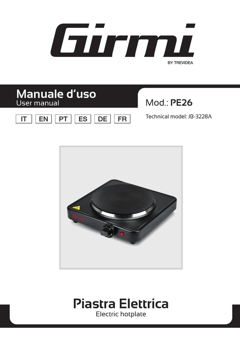 TREVIDEA Girmi PE26 user manual