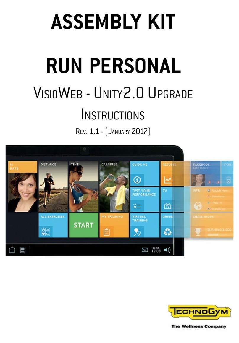 Technogym RUN PERSONAL User manual Technogym RUN PERSONAL User manual