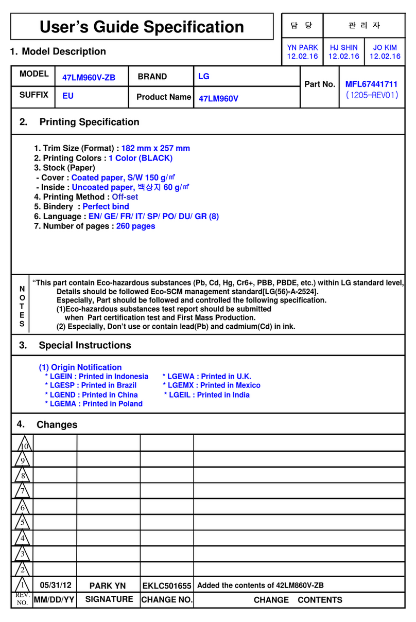 LG 47LM960V User manual
