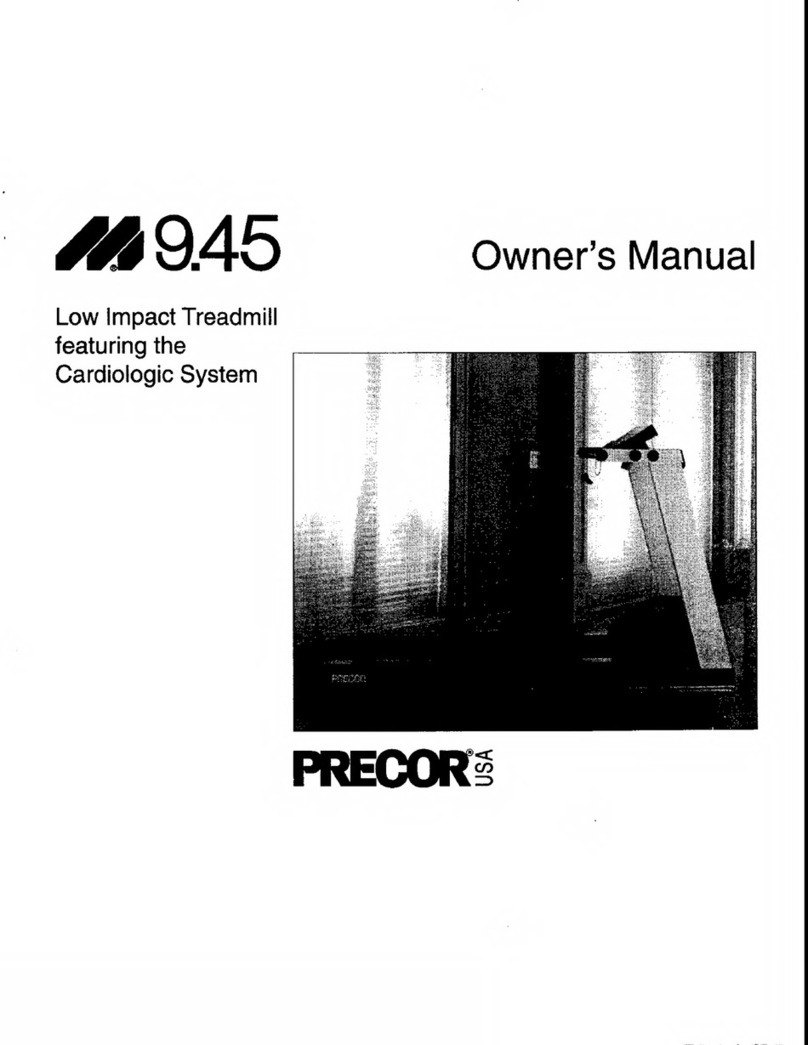 Precor M9.45 User manual