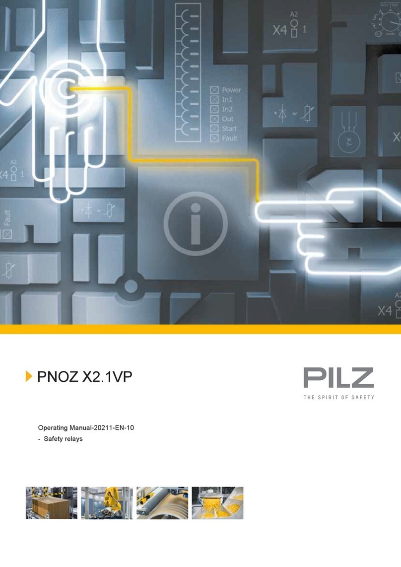 Pilz PNOZ X2.1VP operating manual