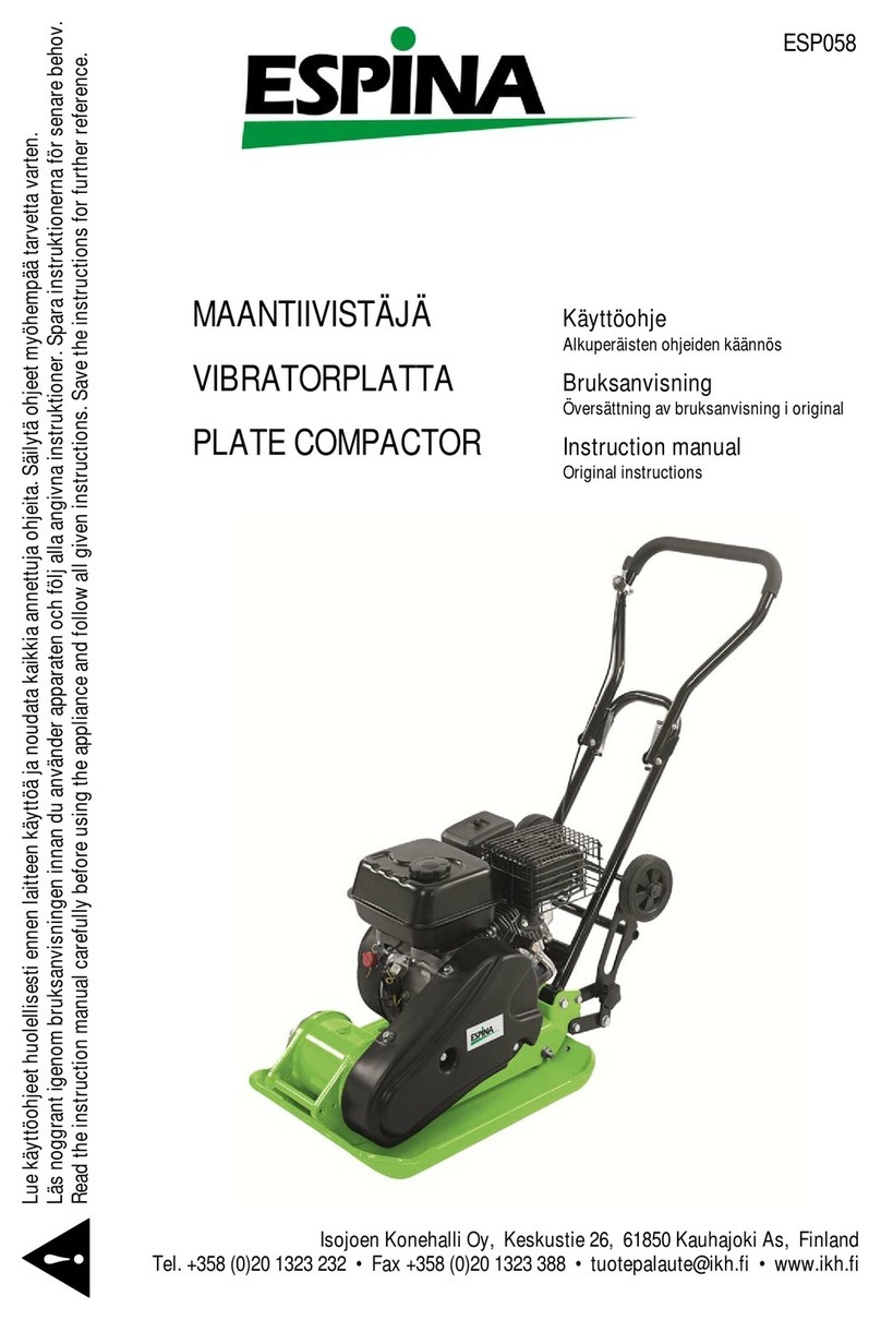 Espina ESP058 instruction manual