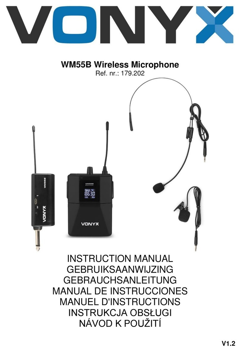 Vonyx WM55B User manual