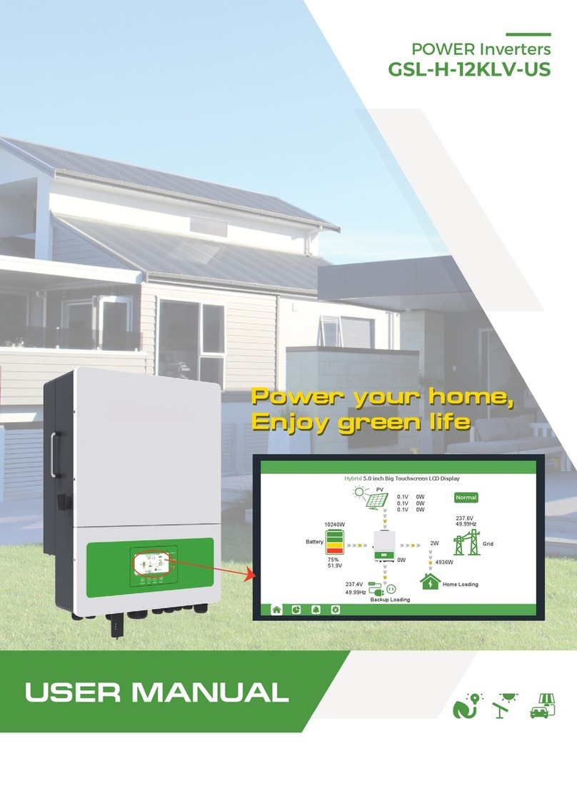 GSL GSL-H-12KLV-US user manual GSL GSL-H-12KLV-US user manual