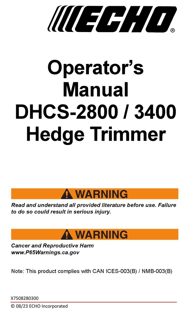 Echo DHCS-2800 User manual