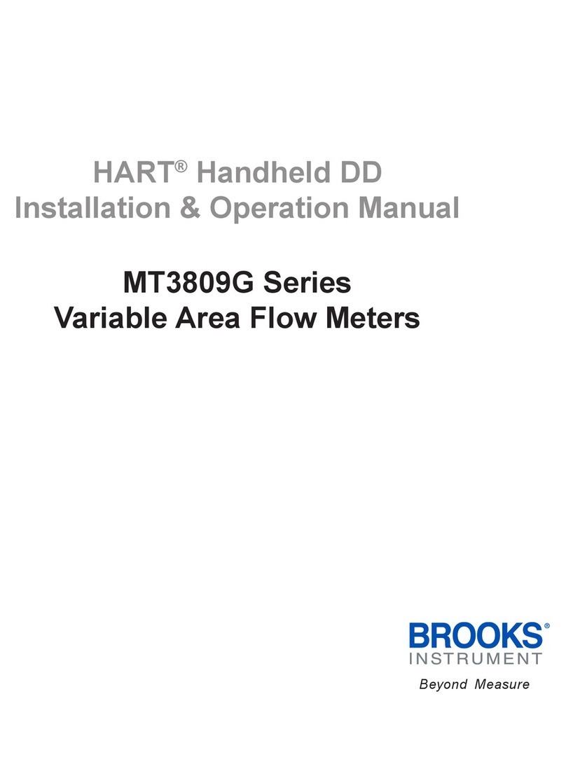 Brooks HART MT3809G Series User manual