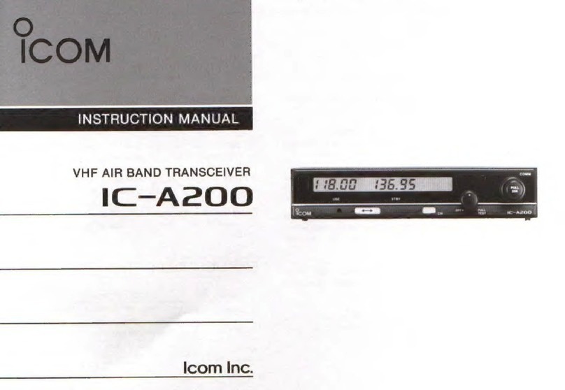 Icom IC-A200 User manual