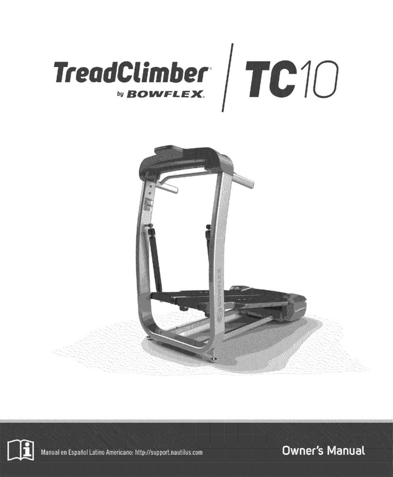 Bowflex TC10 User manual