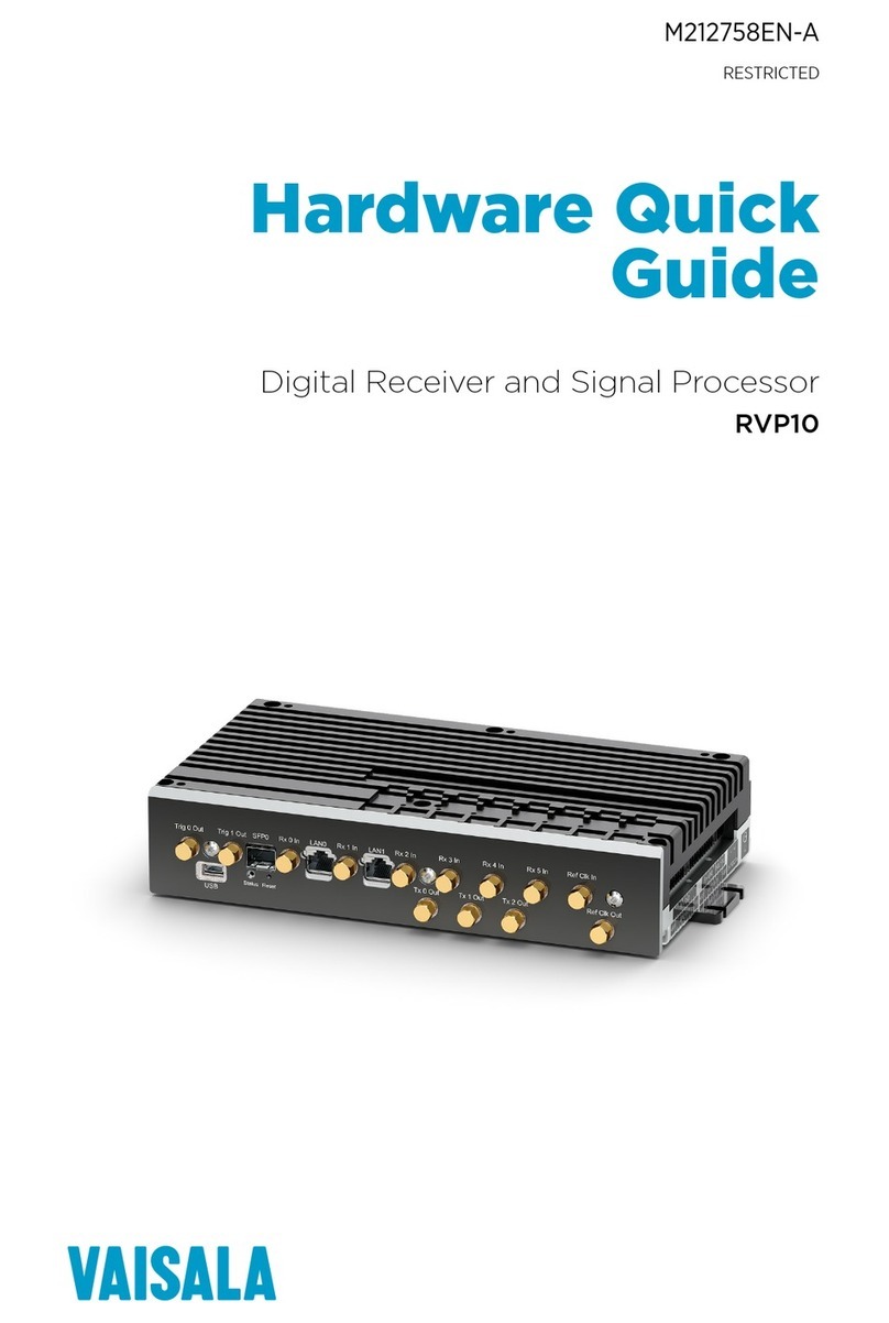 Vaisala RVP10 Hardware quickguide